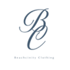 Logo of Beachcinity Clothing with a stylized 'BC' on a white background