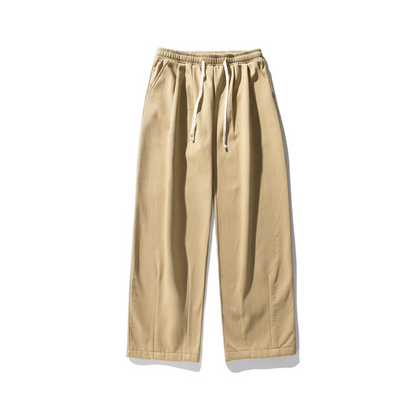 Cotton Straight Loose Pants