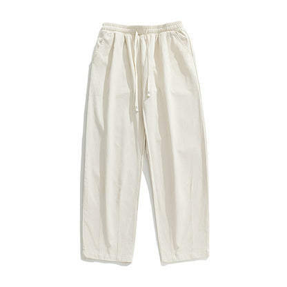 Cotton Straight Loose Pants
